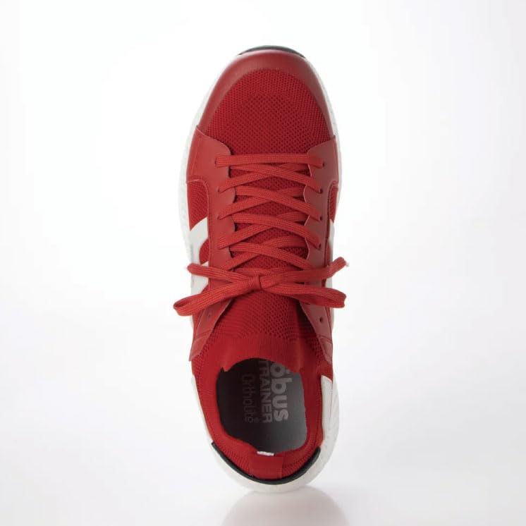 Mobus Mesh Sports Casual Walking Training Current Model VIOLA2 Measurement 27 Points 0 Men's Shoes, (DK.RED, Centimetres)