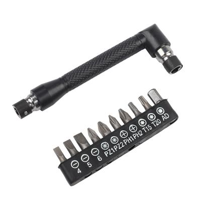 Right Angle For Stubby Wrench & Driver Handle Set For Tight Spaces L-shaped Screwdriver Double-ended Socket Wrench