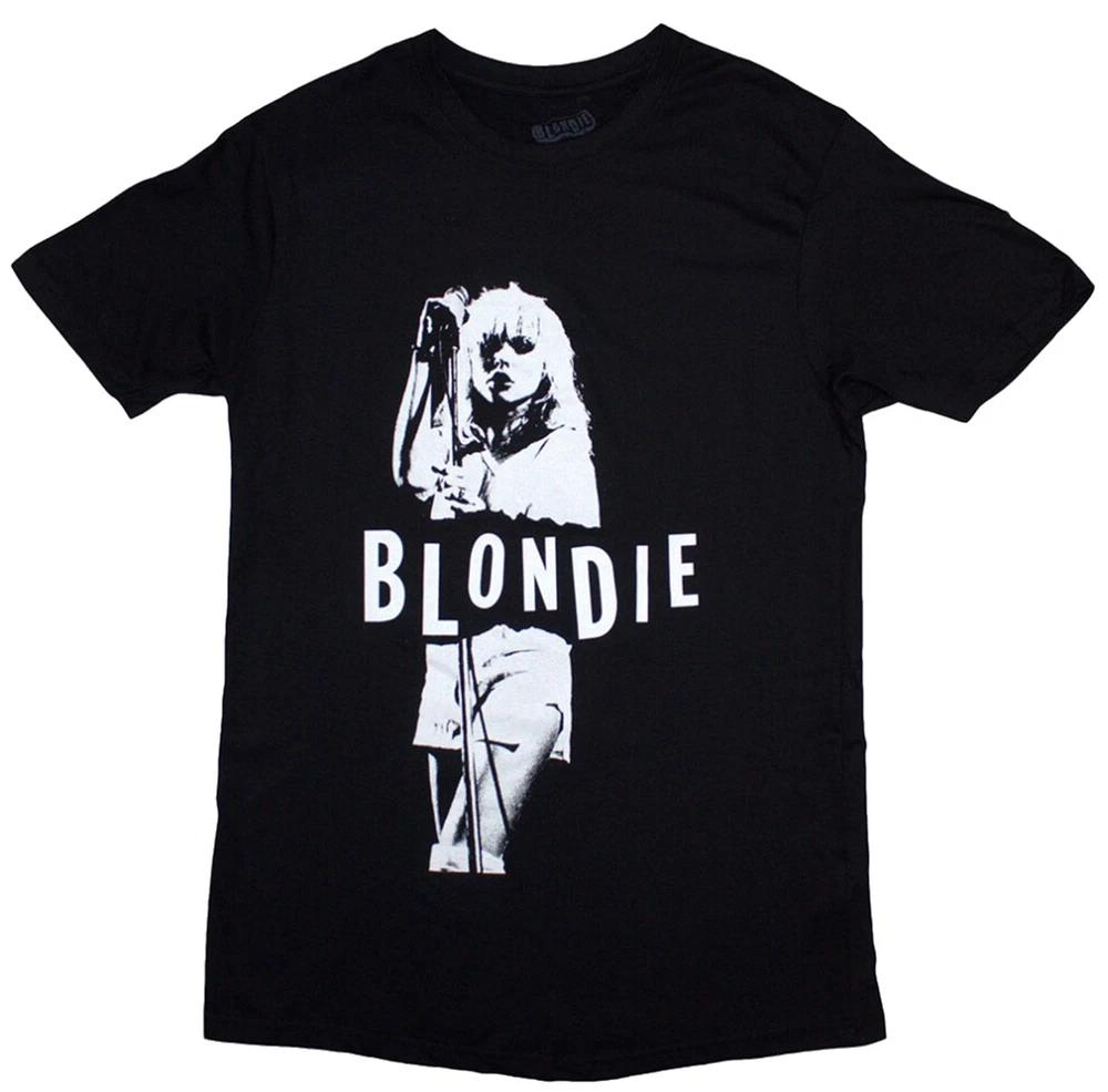 Blondie Mic Stand Unisexs TShirt Unisexs L