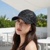 Flower Lace Baseball Cap Breathable Mesh Visor Hat Mesh Cap Sun Hat  Beach Vacation