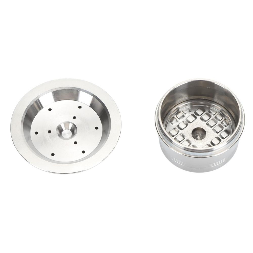 With Spoon Brush Stainless Steel Coffee Capsules Reusable Coffee Capsules  Office Use