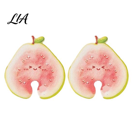 Biodegradable Dishwashing Sponge 2PCS Cute Fruit Sponges, Natural Wood Pulp Cellulose Kitchen Quick Drying Faucet Hanging Sponges Scrubber,
