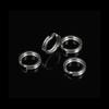 5 Size Stainless Steel Fishing Split Rings High Strength Large Tensile Force Lure Connector Loop Set 200Pcs For Tackle Box
