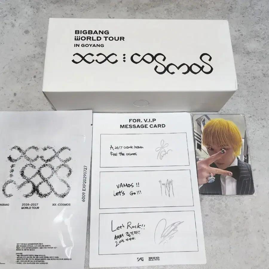 BIGBANG World Tour Goyang VIP Goods