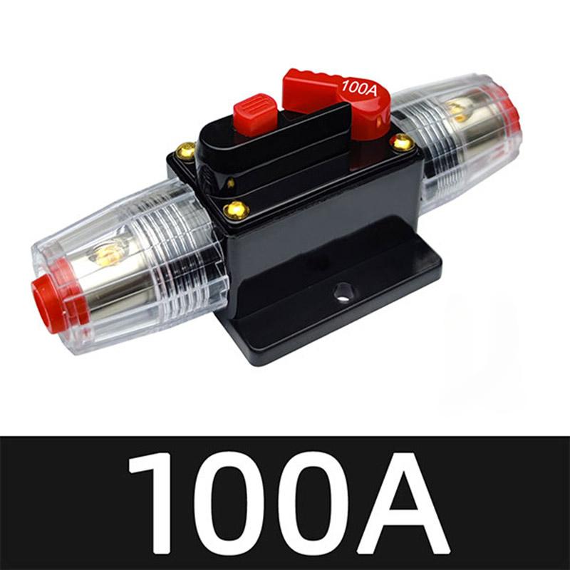 20A to 300A 12V-48V Circuit Breaker Power Protect Fuse Trolling with Reset Waterproof Car Boat 30A 80A 100A 300A Fuse Holders1