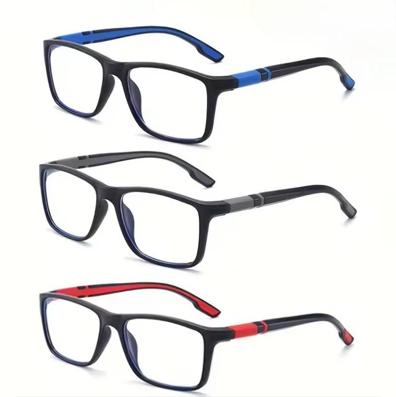 

3 шт. Очки для чтения с высокой четкостью, Ультралегкие Очки для чтения с защитой от синего света для мужчин и женщин +100