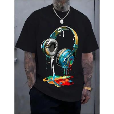 Herren-T-Shirt aus 100 % Baumwolle, große Größen, Kurzarm, Oversize-Weihnachts-T-Shirts, Herren-T-Shirts im Ausverkauf