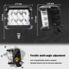4Inch Led Work Light 60W Side Shooter Pods Combo Off Road Strobe Light With 6 Modes Memory Function Fit For Auto 4X4 Truck Atv Boat