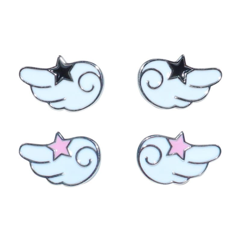 HURJABOYACC wing with star earrings