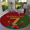 CR7 Round Area Rug,Carpet Rug for Living Room Bedroom Sofa Playroom Decor,Non-slip Floor Mat