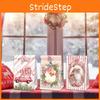 Christmas Candy Food Packaging Bags Holiday Party Decor With Adhesive Stickers