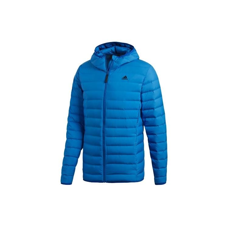 adidas Outdoor protection against cold Stay Warm Sports hooded down Jacket Blue Men s CY8737 XS