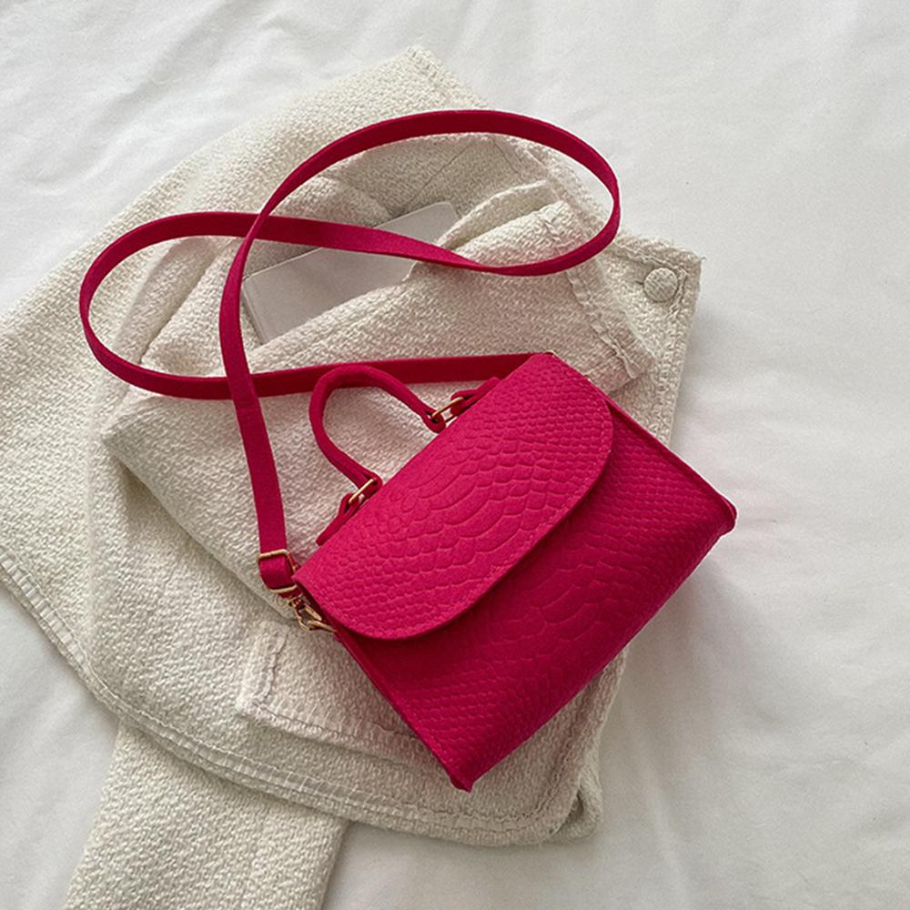 Crossbody Bag Solid Color Handbags Pouch Trendy Messenger Bag For Travel Work Or Office Daily Use