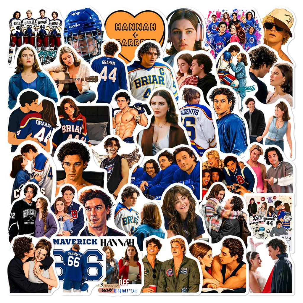 55 Off Campus Stickers Decorative Luggage Computer Mobile Phone Water Cup Stationery Hand Account