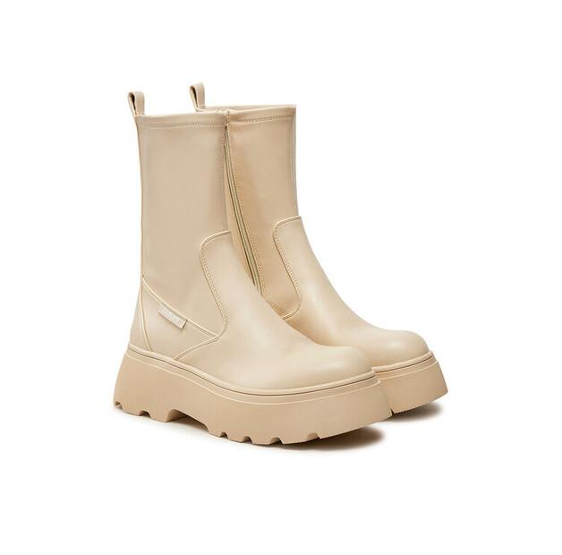 Guess Nerea FLFNER ELE10 Beige Ankle Boots