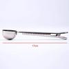 Coffee Scoop with Bag Clip,Coffee Spoon Measuring,for Ground Coffee and Beans,Stainless Steel 7Inch