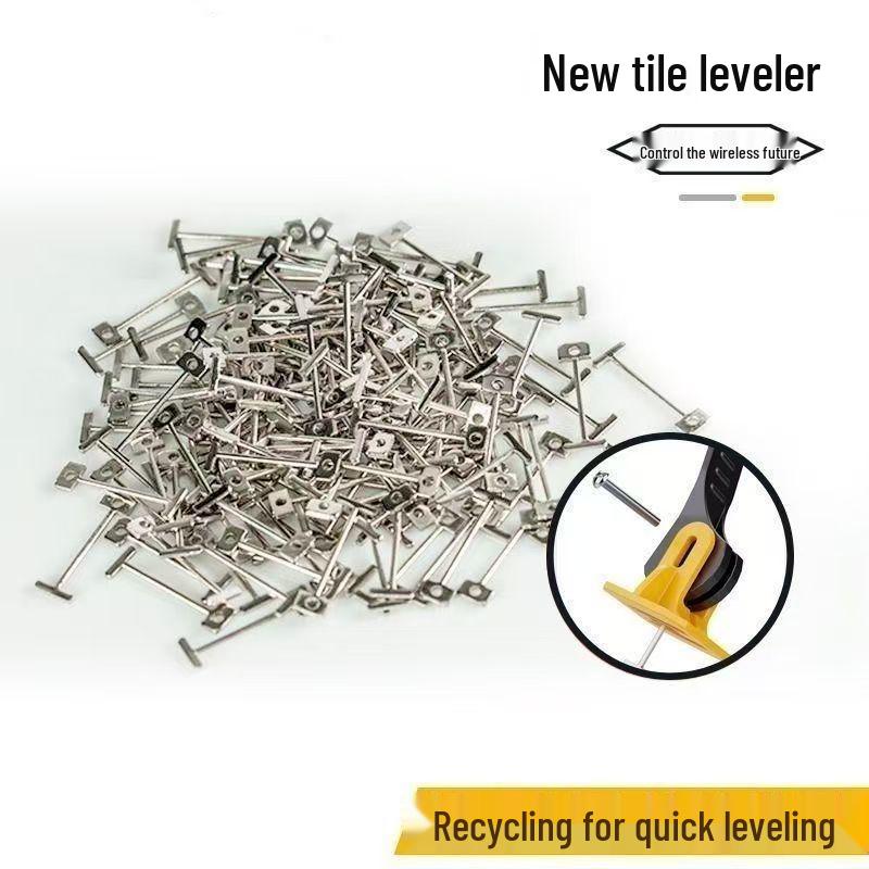 Tile Leveling Tool: Floor Tile Cross Spacer & Positioning Device with Steel Needle
