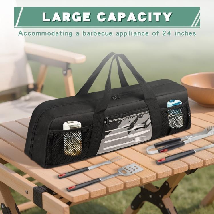 Barbecue Tool Storage Bag Waterproof Designs Organiser For Outdoor Cooking Utensils Camping Essential