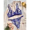 Women S Sexy Lingerie Set Floral Embroidery Sheer Mesh Comfortable Seductive