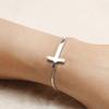 (Domestic Production) Mansahyeongtong Christian Cross Silver Bracelet Silver Bracelet Women's Accessories Christian Bracelet Cross Bracelet 17cm