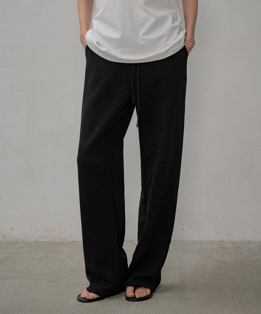 Siyajyu Sipt7144 Soft Dart Sweatpants_Black