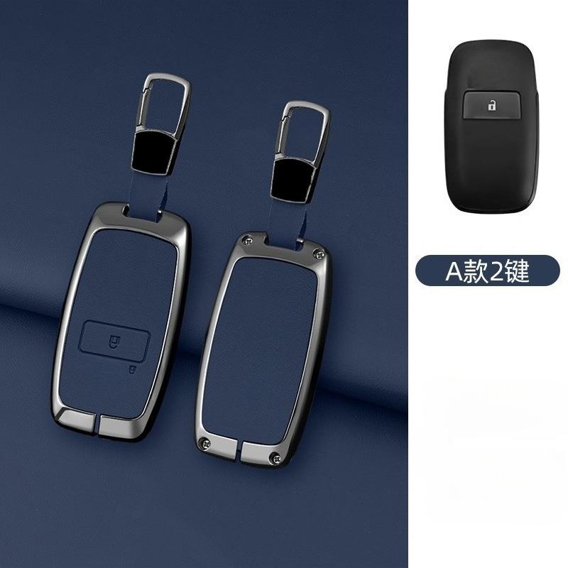 Premium Zinc Alloy Key Cover Case for Perodua/Bezza/Myvi/Axia - Full Protection Key Fob Shell Keybag Keychain