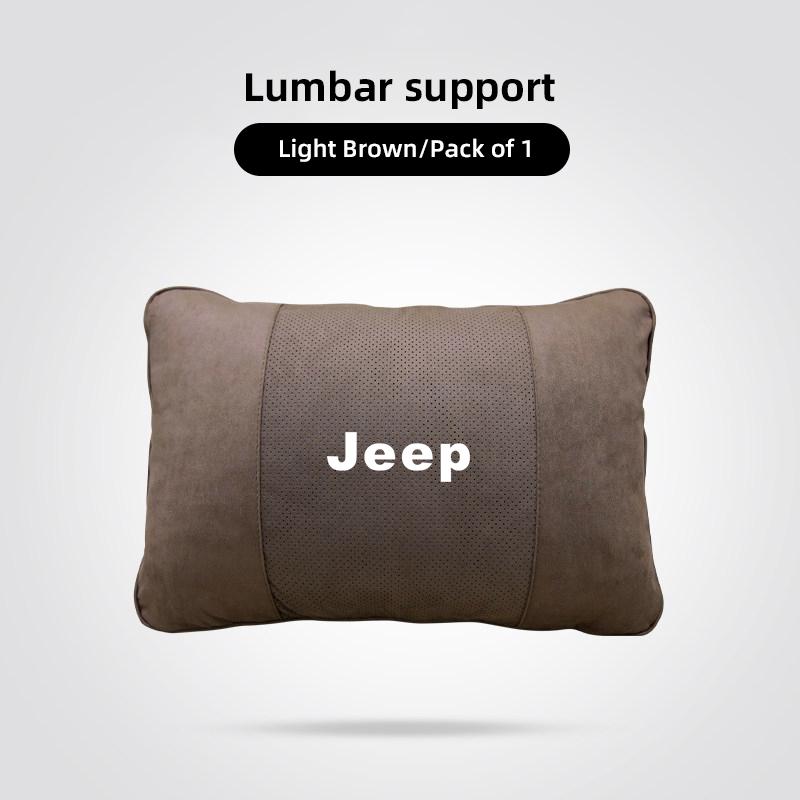 Car Interior Headrest & Lumbar Support Memory Foam Core For Jeep Grand Cherokee Wrangler JK Gladiator Compass Renegade Wagoneer AMO1