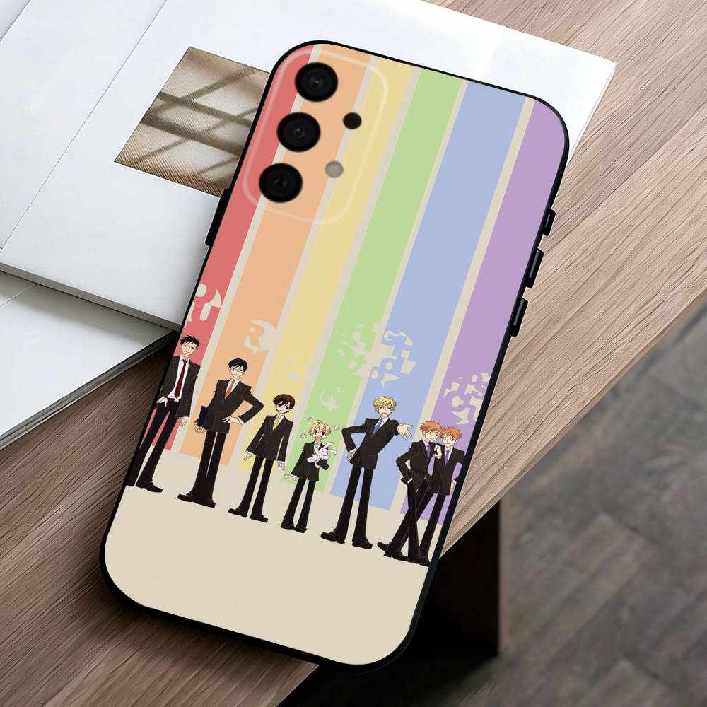 O-Ouran High School host Club phone Case For Samsung Galaxy A73,A72,A71,A70,A53,A52,A51,Others Soft Black Shell