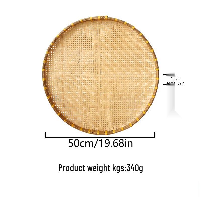 Handwoven Bamboo Food Drying & Storage Baskets