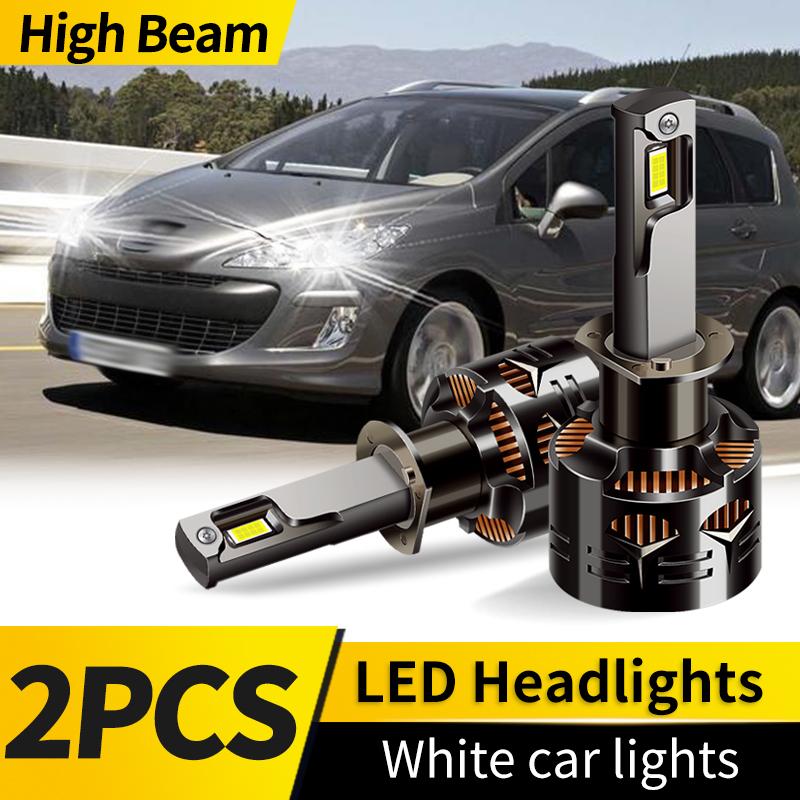 

2PCS For Peugeot 308 CC/SW 2007-2014 H1 LED High Power Headlights 110W 30000LM H1 High Beam Lamp 6000K 12V Replacement Bulbs