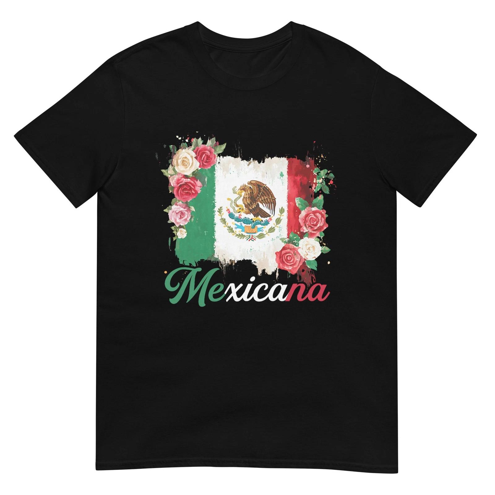 Mexicana Latina Mexico Flag Mexican Girl Mexico Women T-Shirt 2XL