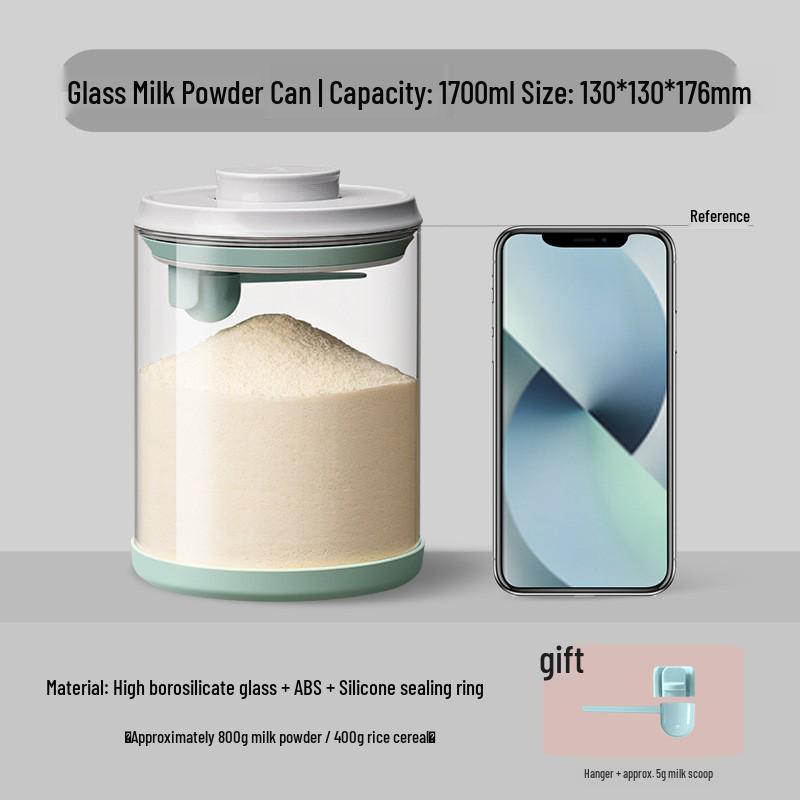 Contenant de stockage portable Ankou pour lait en poudre et céréales pour bébé - Étanche à l'humidité, hermétique, pour portionner en déplacement
