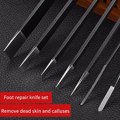 Pedicure Knife Set Of Callus Nail Trimming Tools To Remove Dead Skin Scraper Home Repair Foot Nail Groove Artifacts