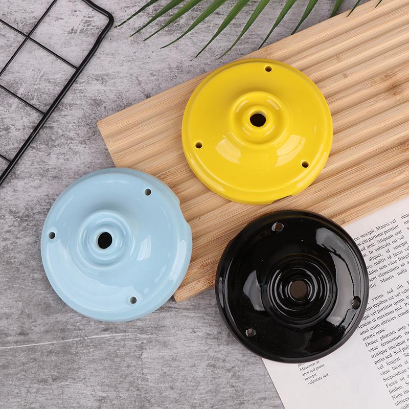 Color Diy All Ceramic Socket Ceiling Ceiling Light E27 Screw Bedside Light Wall Lamp Hanging Light Assembly Parts