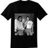 T-shirt Rétro Iconique Michael Jackson Freddie Mercury Manches Courtes High Street Légende de la Musique Collaboration Graphique T-shirt Décontracté