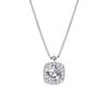 Womens Small Square Sugar Zircon Clavicle Chain Light Luxury Versatile Necklace