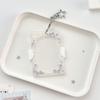 Star Clip Keychain Charm Angel Wings Photocard Organizer Photo Display Keychain  Fan Collection