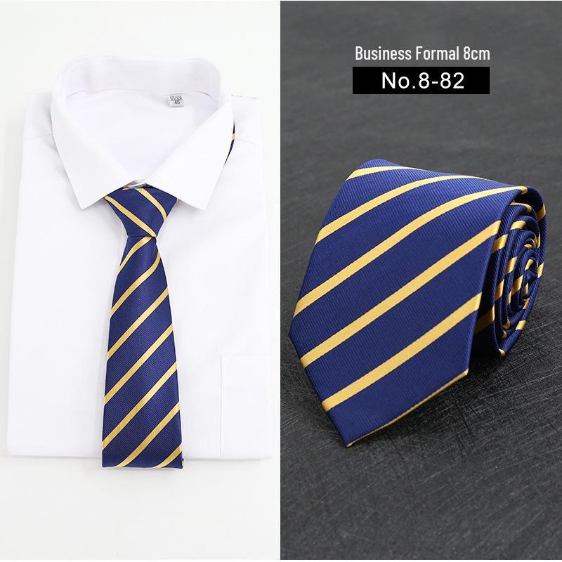 Men's Formal Business Casual Solid or Striped Tie