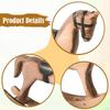Decorative Rocking Horse, Wooden Horse Statue for A Bookshelf Or Bedside Table