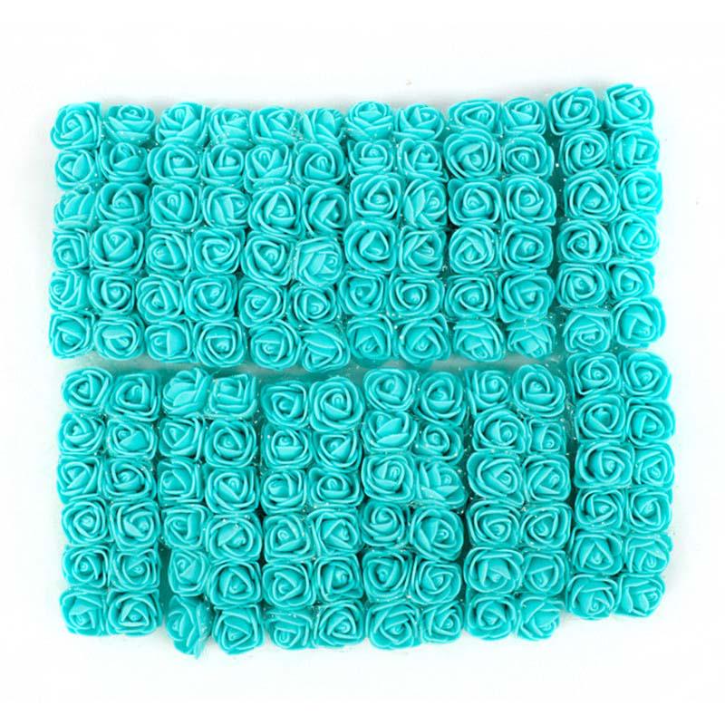 Artificial PE Foam Flower Faux Small Rose Real Looking Fake Roses for Wedding Bouquets