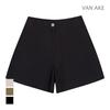 VANAKE Front Slit Linen Shorts_Vb38Slud03Z