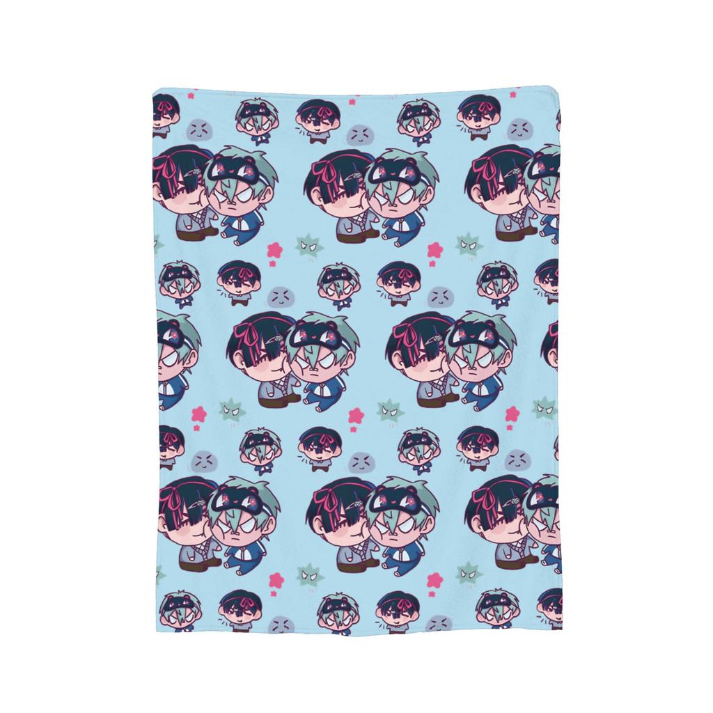 Alien Stage Anime Blanket Flannel Mizi Sua Till Ivan Hyuna Luka Lightweight Throw Blanket for Airplane Travel Bed Rug