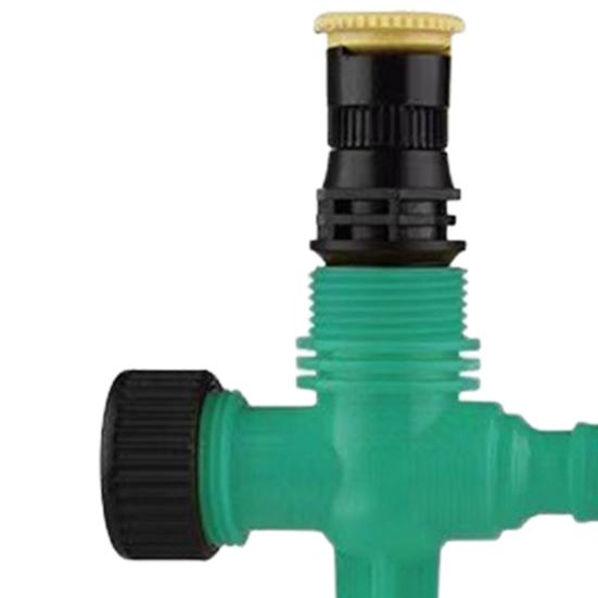Lawn Sprinkler with Spike Base Ground Insert Water Sprinkler Adjustable Garden Sprinkler