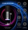 DM9 RGB USB Microphone for Gaming, Streaming, and Recording - Dynamic XLR for PC and Phone