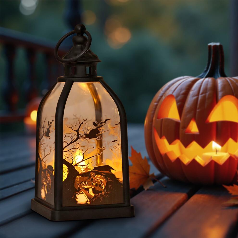 LED Pumpkin Lantern Electronic Candle for Halloween Decor