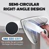 Semicircular Inside Corner Sanding Holder Reusable Plastic Sandpaper Frame Hand Sanding Tool for Wall Putty & Drywall Finishing