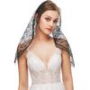 Lace Mantilla Veil Soft & Comfortable Floral Design for Head Covering for Women
