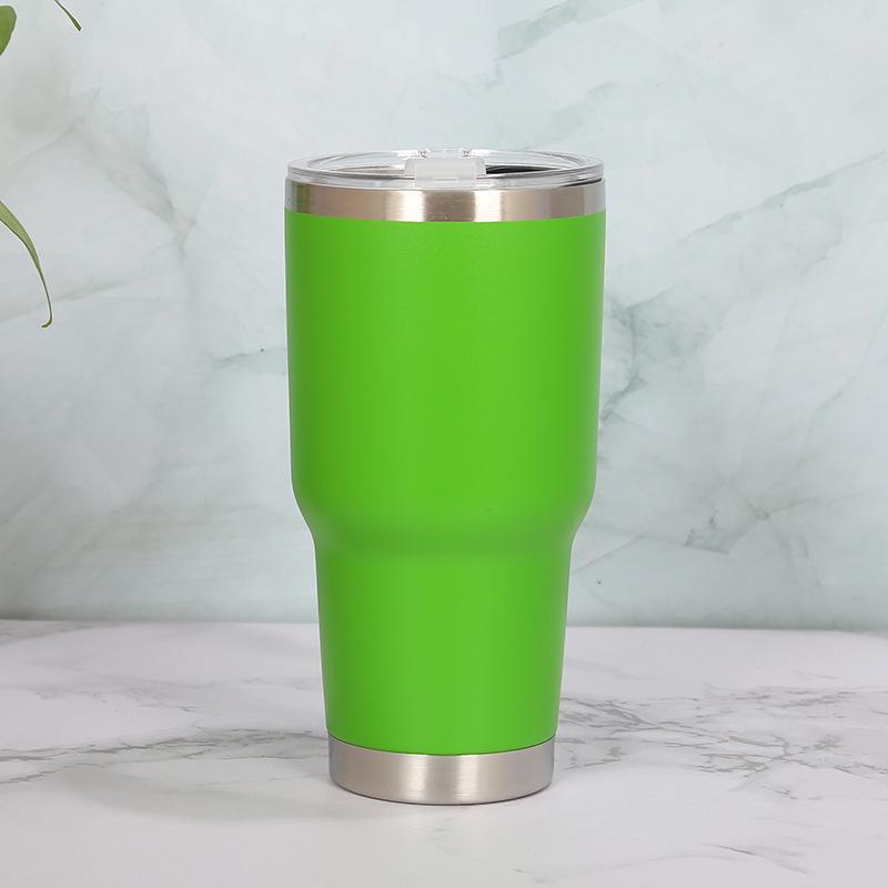 30oz Stainless Steel Double-Layer Thermos Mug for Hot/Cold Beverages