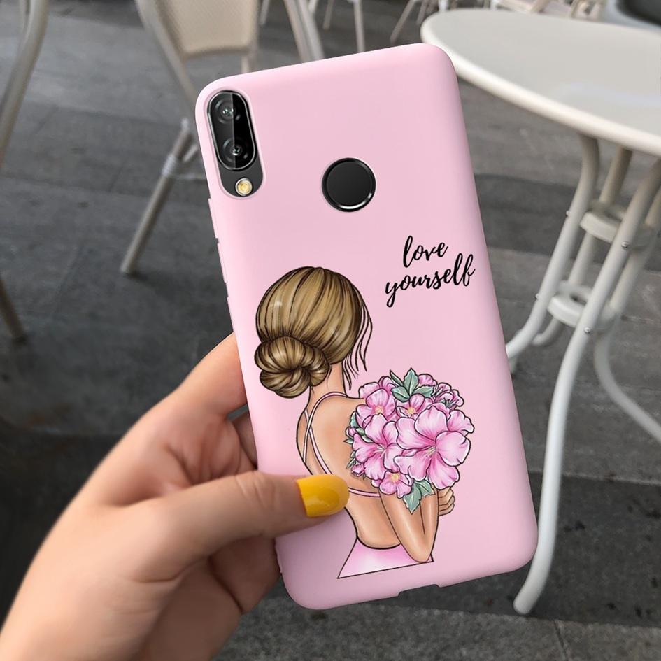 For Huawei P20 Lite Case Phone Cover Cute Love Heart TPU Protective Bumper Shell For Huawei P20 Lite ANE-LX2 Nova 3E Soft Fundas