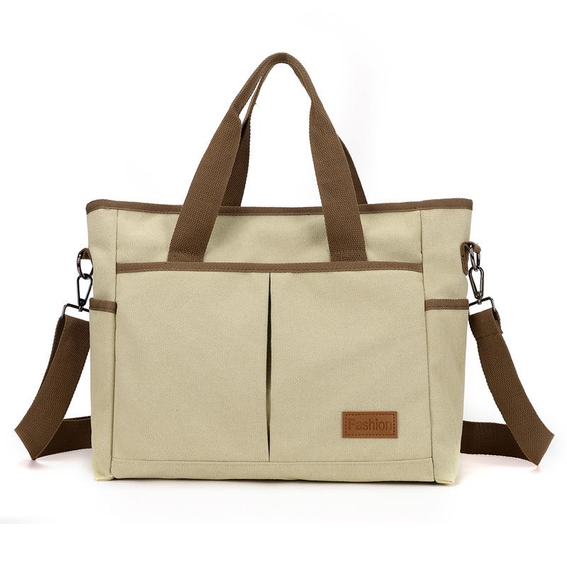 

Retro Canvas Crossbody Bag for Women - Large Capacity Shoulder Handbag for Office and Commuting Small: 24cm x 14cm x 28cm